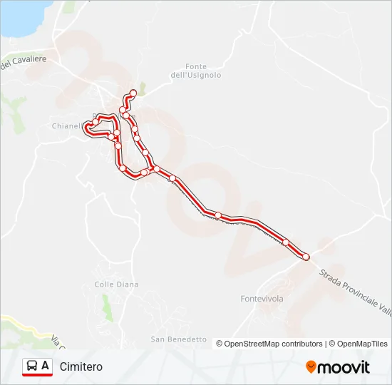 A Bus Line Map