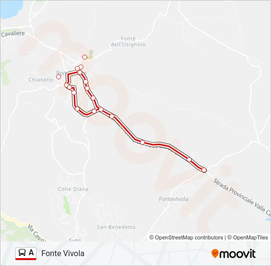 A Bus Line Map