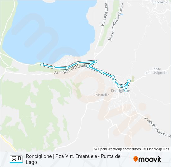 B Route: Schedules, Stops & Maps - Punta Dello Scoglio (Updated)