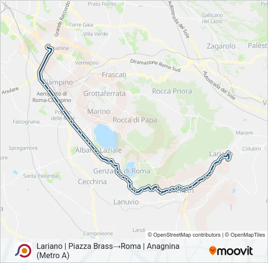 COTRAL Bus Line Map