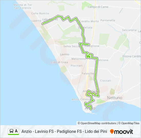 A Bus Line Map
