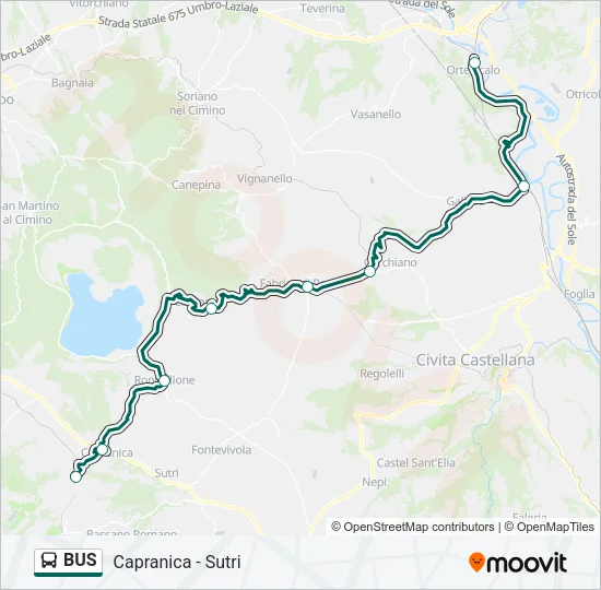 BUS Line Map