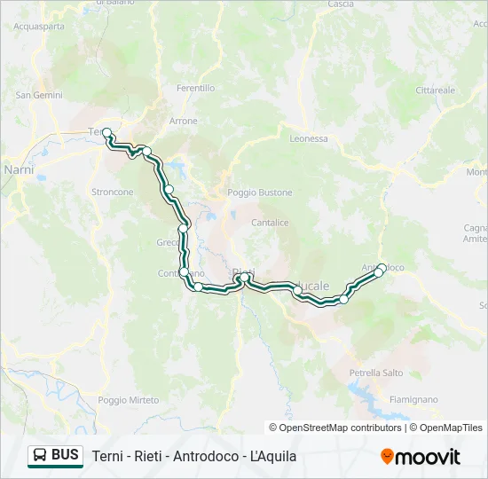 BUS Line Map