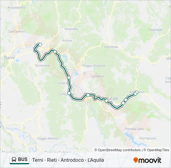 BUS Line Map