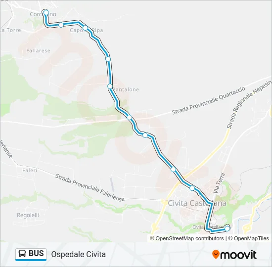 BUS Line Map