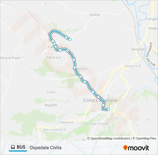 BUS Line Map
