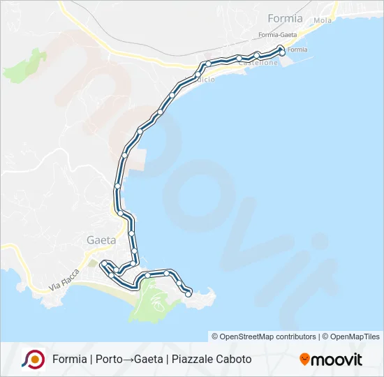 COTRAL Bus Line Map