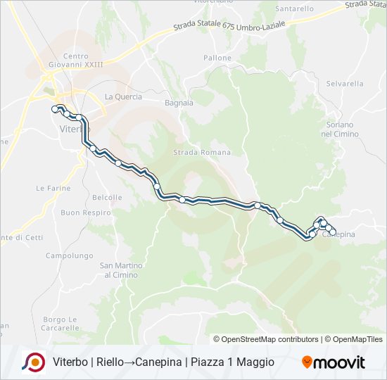 COTRAL bus Line Map