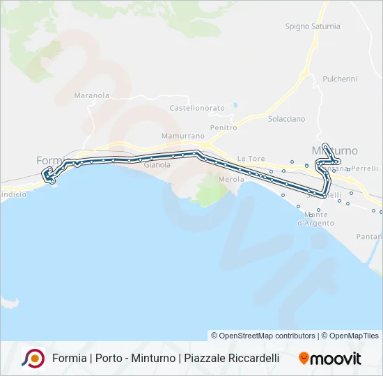 COTRAL Bus Line Map