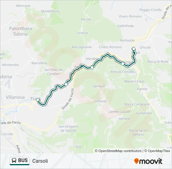 BUS Line Map