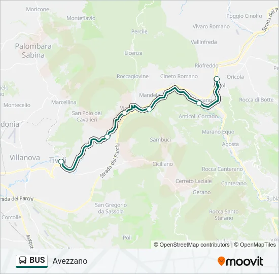 BUS Line Map