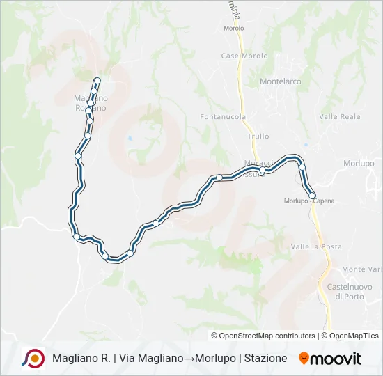 COTRAL Bus Line Map