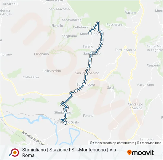 COTRAL Bus Line Map