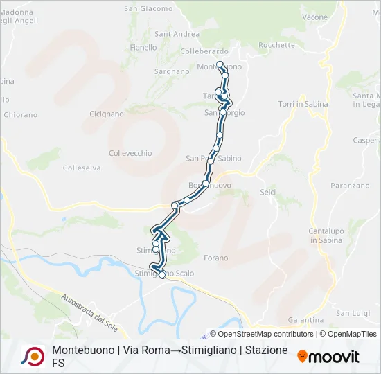 COTRAL Bus Line Map