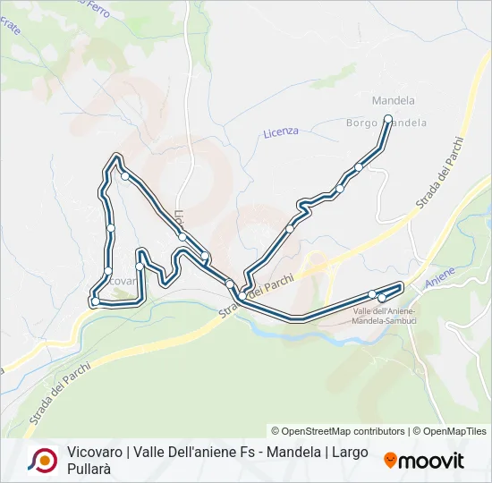COTRAL Bus Line Map