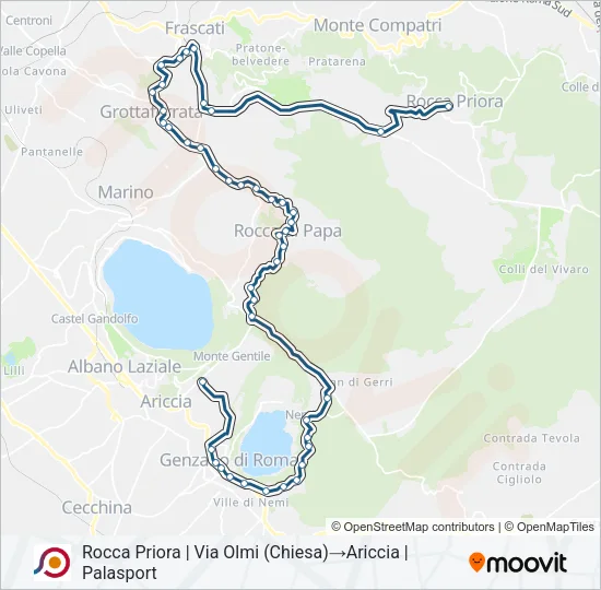 COTRAL Bus Line Map