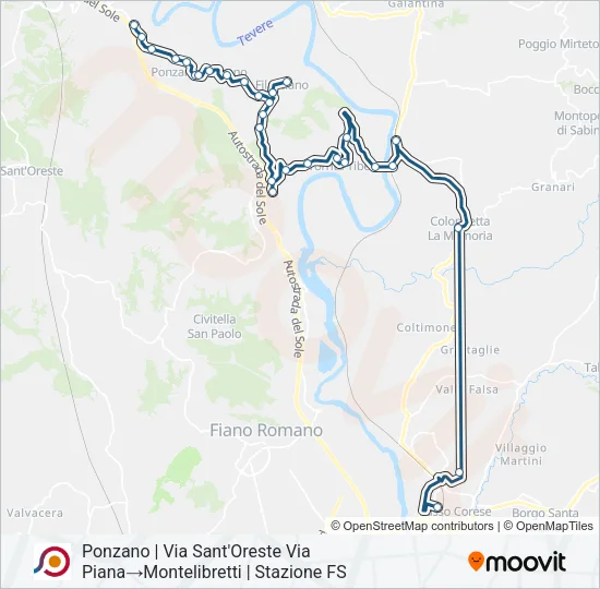 COTRAL Bus Line Map