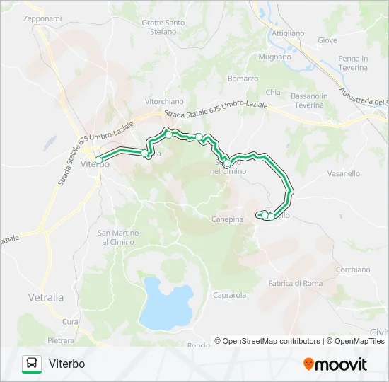 SHUTTLE - RM-VT Bus Line Map