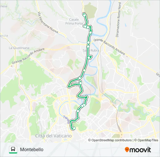 SHUTTLE - RM-VT Bus Line Map