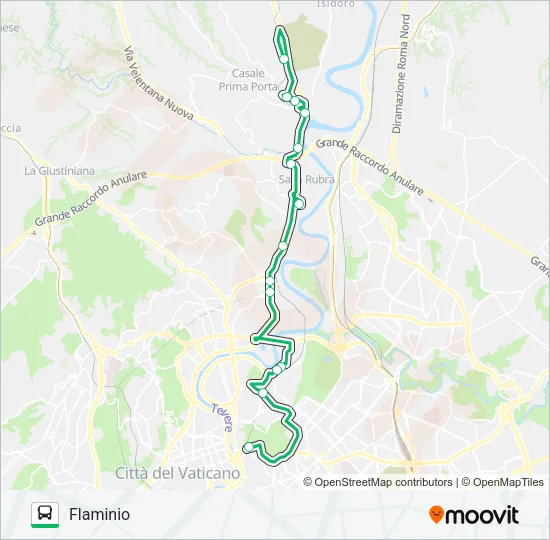 SHUTTLE - RM-VT Bus Line Map