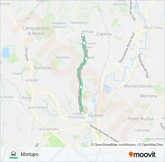 SHUTTLE - RM-VT Bus Line Map