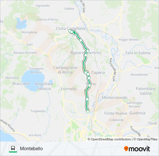 SHUTTLE - RM-VT  Line Map