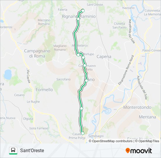 SHUTTLE - RM-VT bus Line Map