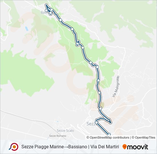 COTRAL bus Line Map