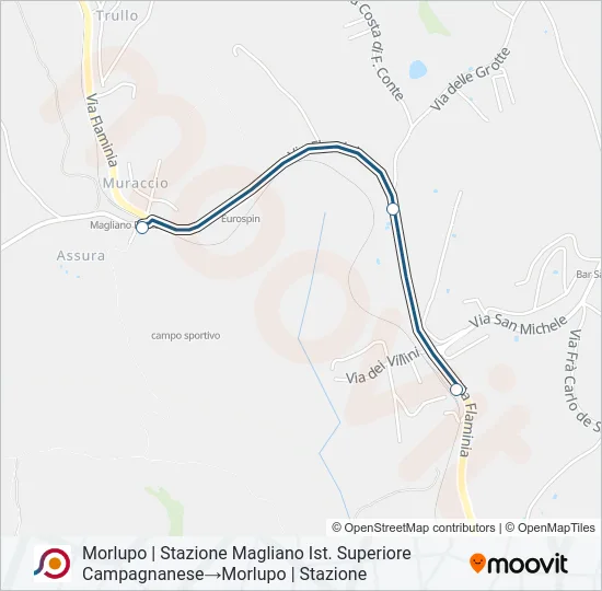 COTRAL Bus Line Map
