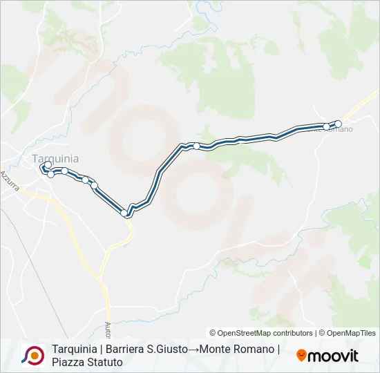 COTRAL Bus Line Map