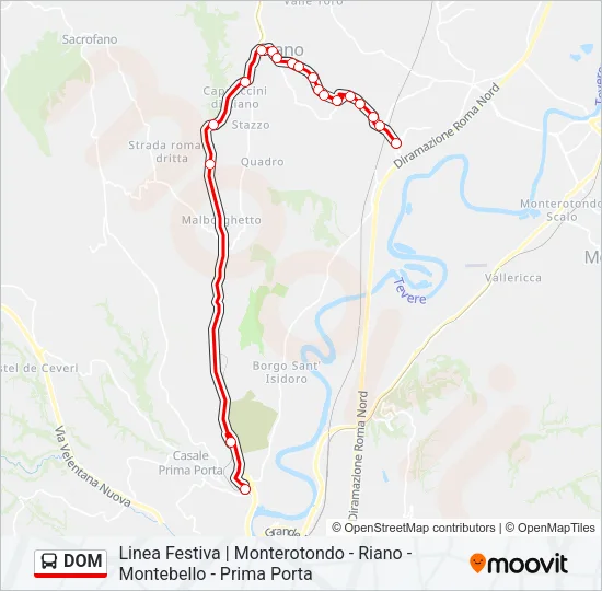 DOM Bus Line Map