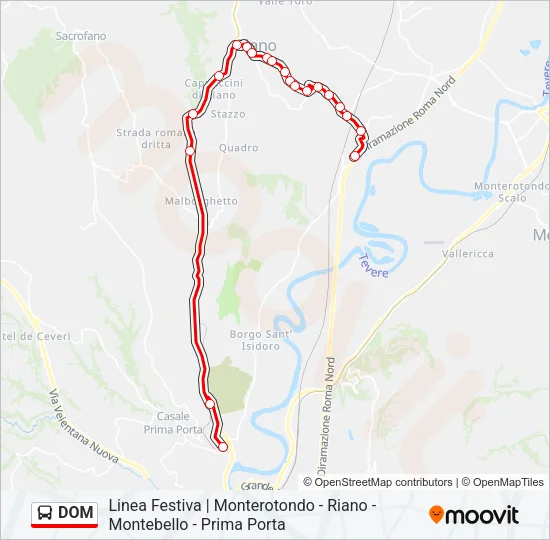DOM Bus Line Map