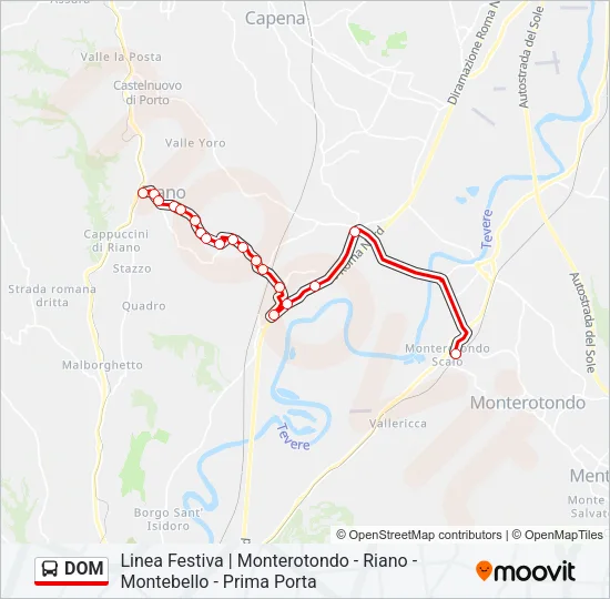 DOM Bus Line Map