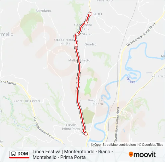 DOM Bus Line Map