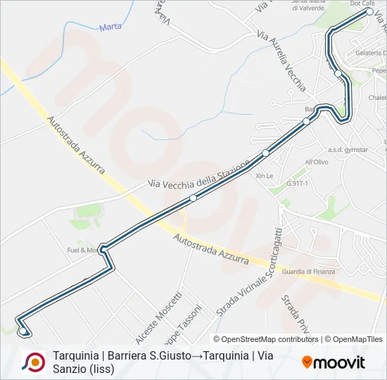 COTRAL Bus Line Map