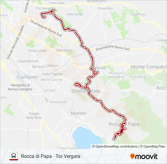 SCHIAFFINI Bus Line Map