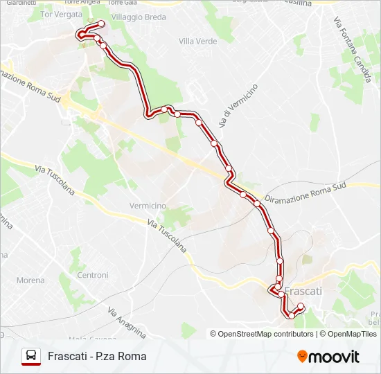 SCHIAFFINI Bus Line Map