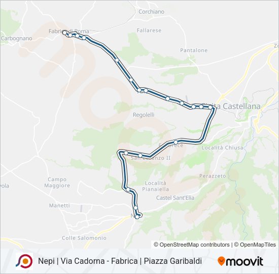 COTRAL Bus Line Map