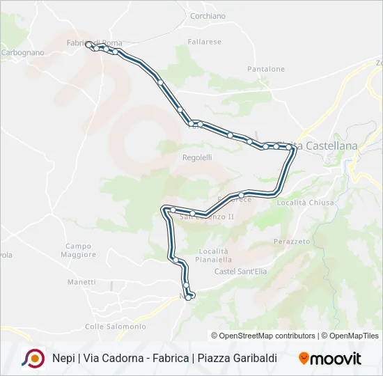 COTRAL Bus Line Map