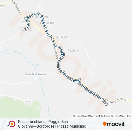 COTRAL Bus Line Map