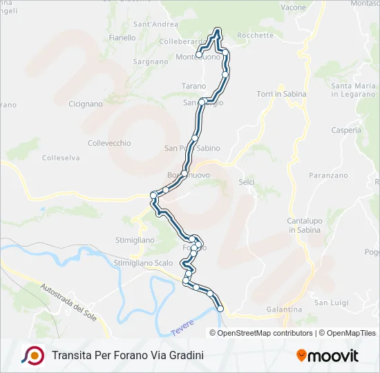 COTRAL Bus Line Map
