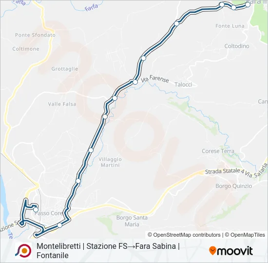 COTRAL Bus Line Map