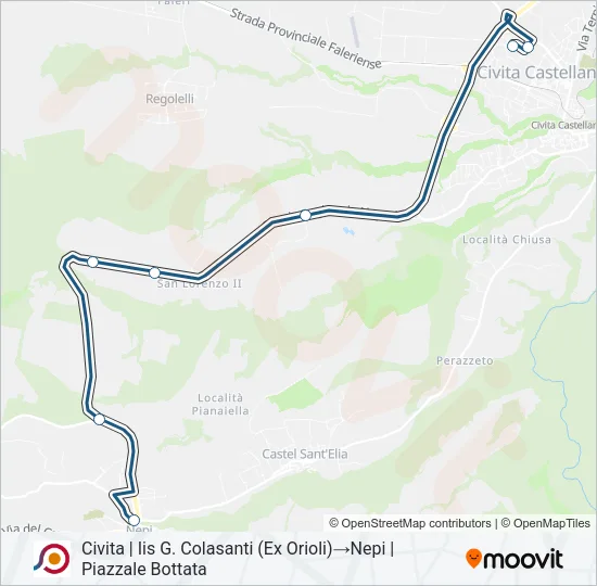 COTRAL Bus Line Map