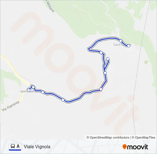 A Bus Line Map