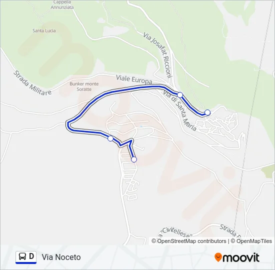 D Bus Line Map