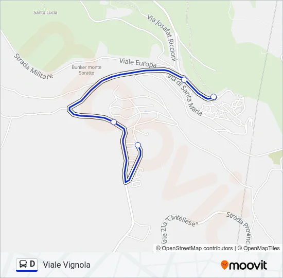 D Bus Line Map