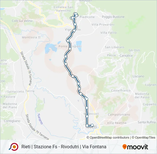 COTRAL Bus Line Map