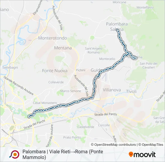COTRAL Bus Line Map