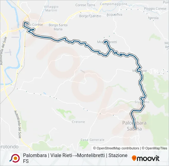 COTRAL Bus Line Map