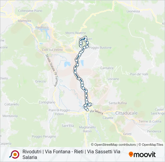 COTRAL Bus Line Map